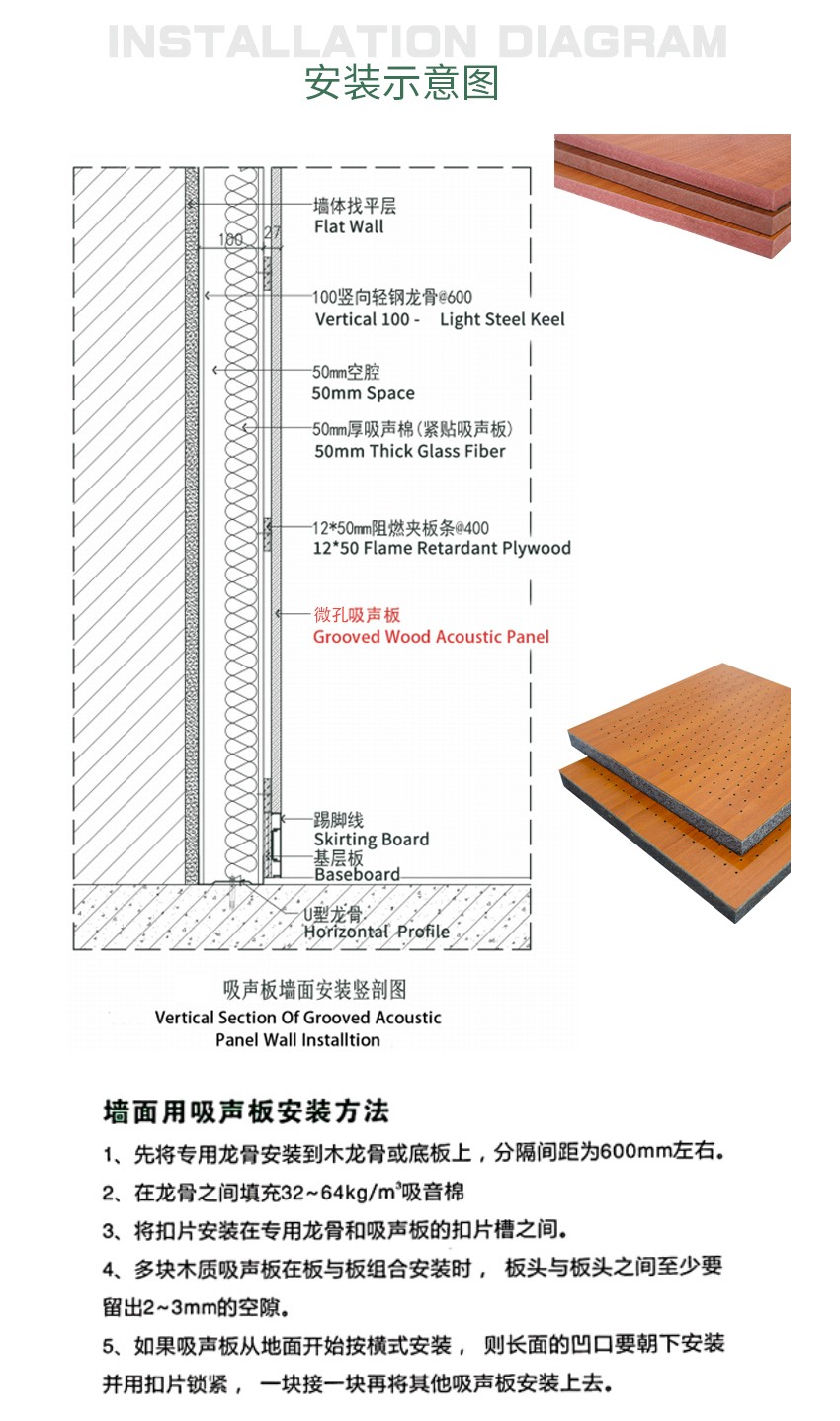 微穿孔吸音板安裝