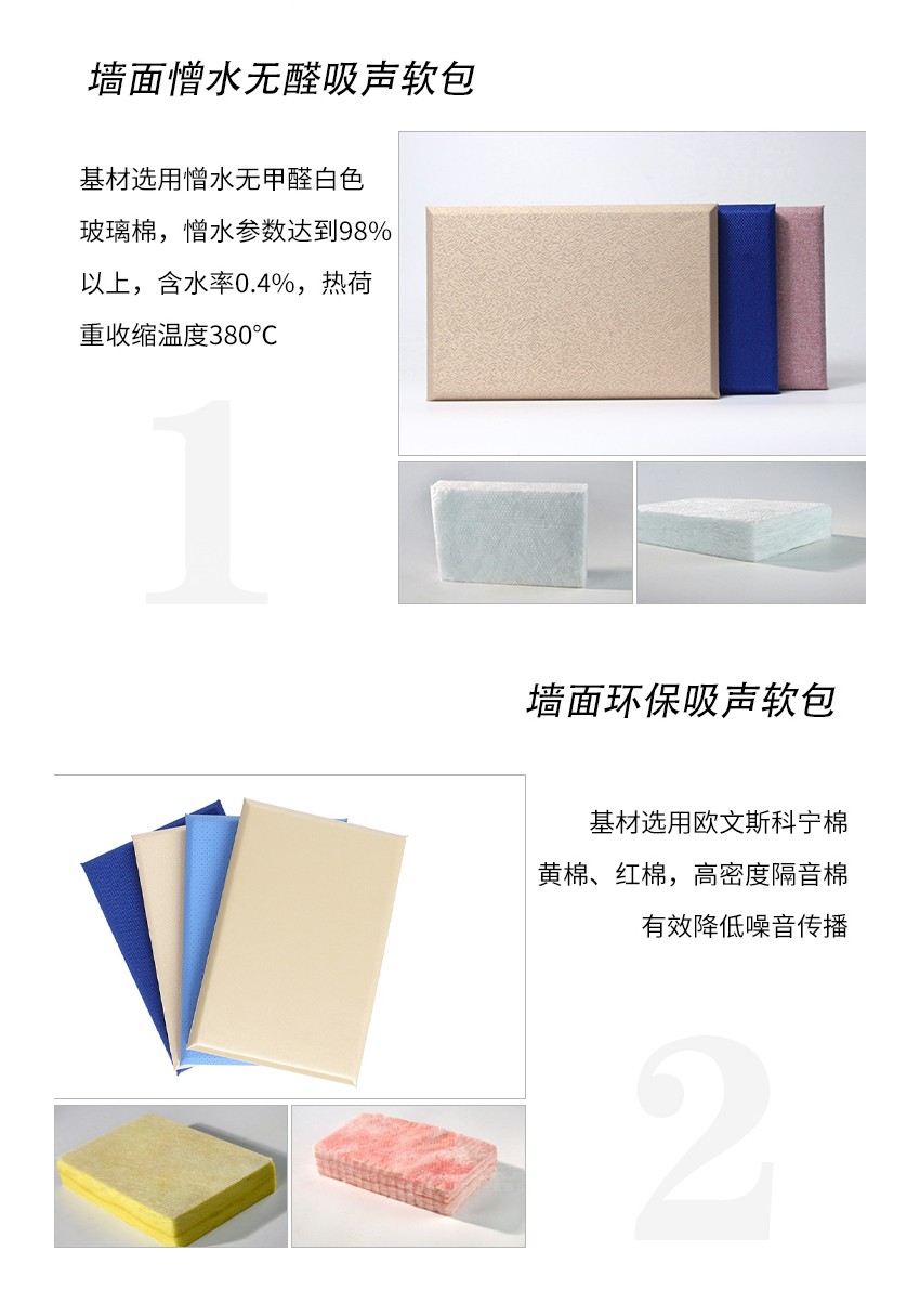 墻面軟包吸音板產品分類