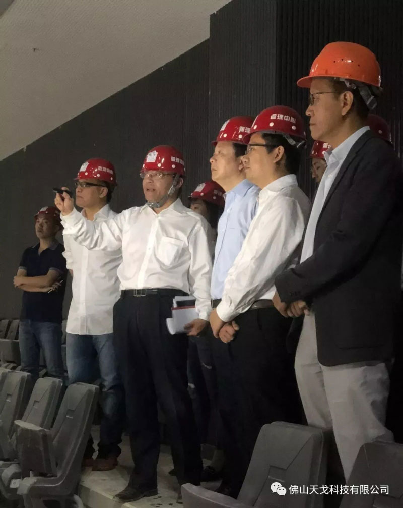 佛山市市長朱偉到訪佛山國際體育文化演藝館